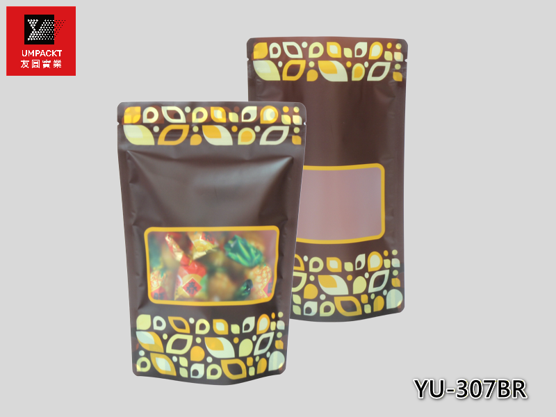 咖啡水晶夾鏈立袋